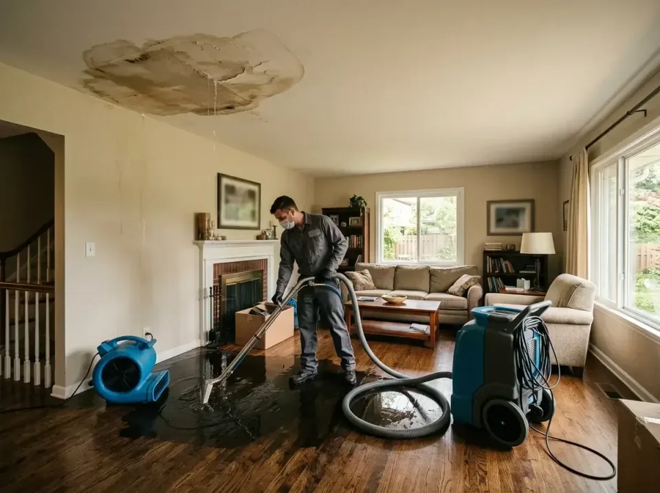 attic-pipe-burst-ceiling-drip-008 — frequently asked questions, Water Damage Restoration & Carpet Care in Sturtevant, WI